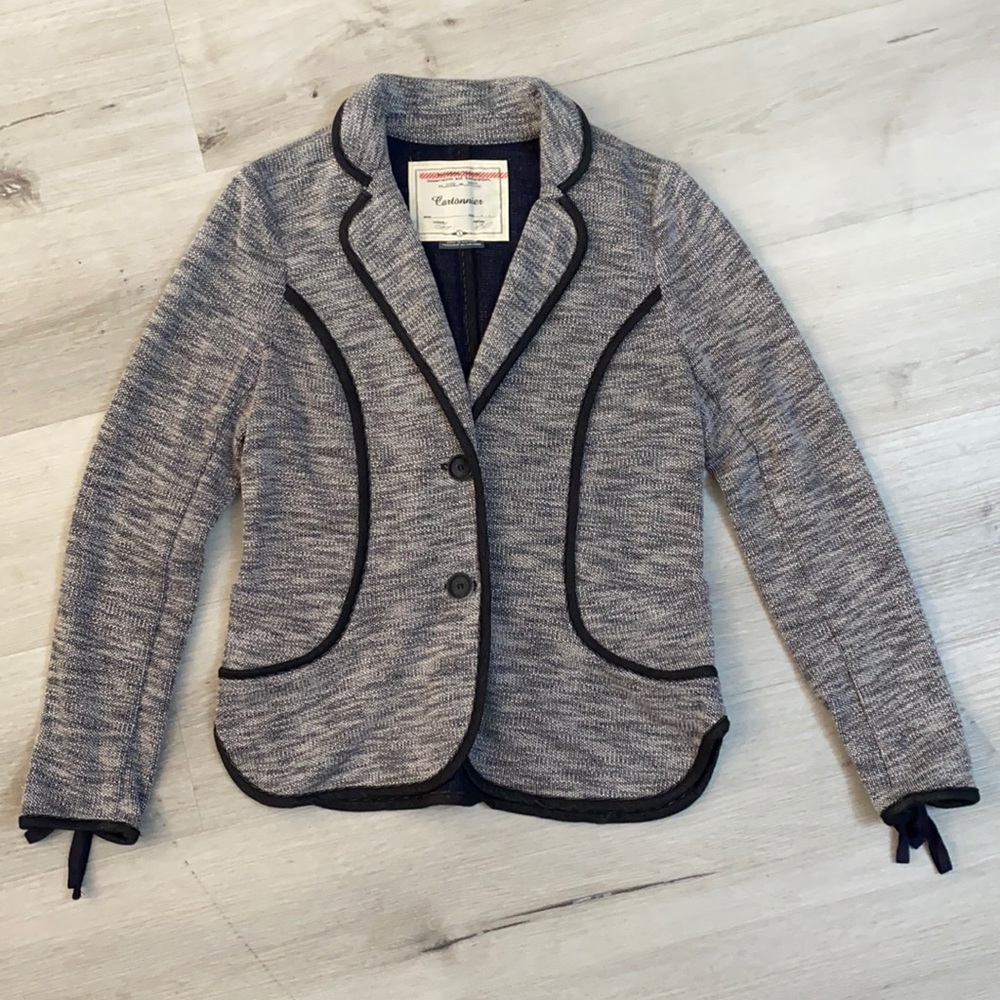 Cartonnier Anthropologie Soft Cotton Knit Jacket - S